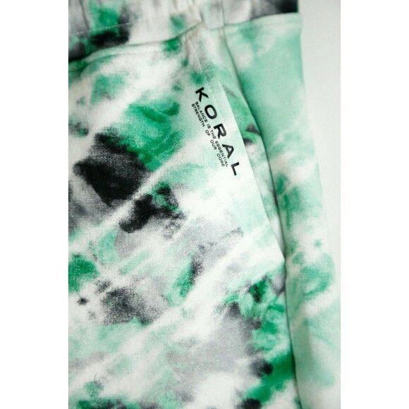 KORAL Tie Dyed  Print Cropped Jogger Lounge Athleisure Pants S - Picture 5 of 7